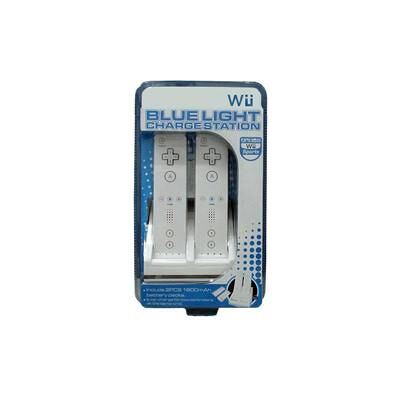 BlueLight Station de charge Nintendo Wii + 2 Accu 2800mAh BlueLight Station de charge Nintendo Wii + 2 Accu 2800mAh