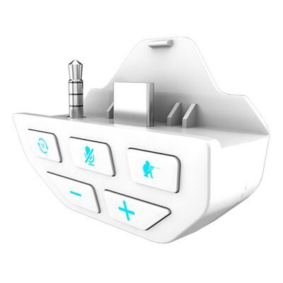 Générique Adaptateur convertisseur Casque et Micro stéréo pour Microsoft Xbox One prise AUDIO 3,5 mm - Blanc Générique Adaptateur convertisseur Casque et Micro stéréo pour Microsoft Xbox One prise AUDIO 3,5 mm - Blanc