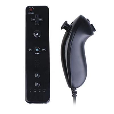 Lookshop Manette et Nunchuk pour Wii U - Noir Lookshop Manette et Nunchuk pour Wii U - Noir