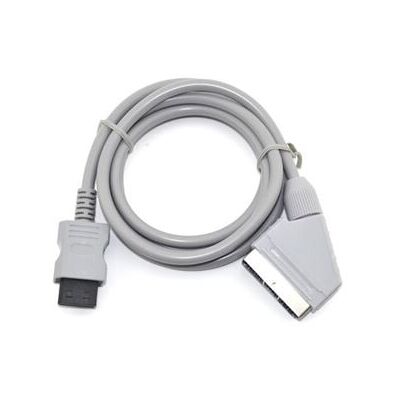 Câble péritel AV RGB Scart pour Nintendo Wii Wii U - 1,80 mètre Câble péritel AV RGB Scart pour Nintendo Wii Wii U - 1,80 mètre