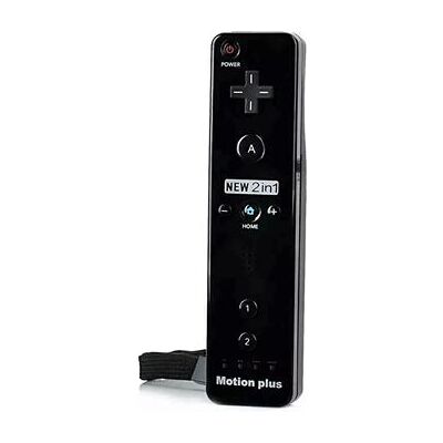 Télécommande Wiimote plus (Motion plus inclus) pour Nintendo Wii et Wii U - Noir - Straße Game ® Télécommande Wiimote plus (Motion plus inclus) pour Nintendo Wii et Wii U - Noir - Straße Game ®