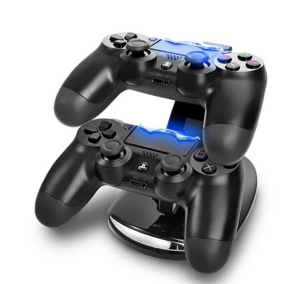 SHOT CASE Support Chargeur pour 2 Manettes de PS4 Micro USB Playstation (NOIR) SHOT CASE Support Chargeur pour 2 Manettes de PS4 Micro USB Playstation (NOIR)