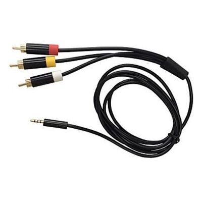 Câble Composite AV RCA TV pour Microsoft XBox 360E Elite - 1,80 mètre Câble Composite AV RCA TV pour Microsoft XBox 360E Elite - 1,80 mètre