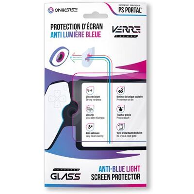 Ecran de protection anti-lumière bleue Oniverse Transparent pour PS Portal Transparent Ecran de protection anti-lumière bleue Oniverse Transparent pour PS Portal Transparent