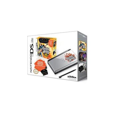 Nintendo DS Lite noire et argent Edition limitée Guitar Hero On Tour Nintendo DS Lite noire et argent Edition limitée Guitar Hero On Tour
