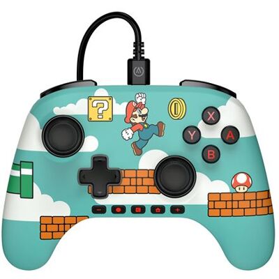 Manette filaire PowerA advantage Mario Time pour Nintendo Switch 2 Vert, Blanc, Orange, Rouge, Jaune, Bleu, Noir Manette filaire PowerA advantage Mario Time pour Nintendo Switch 2 Vert, Blanc, Orange, Rouge, Jaune, Bleu, Noir