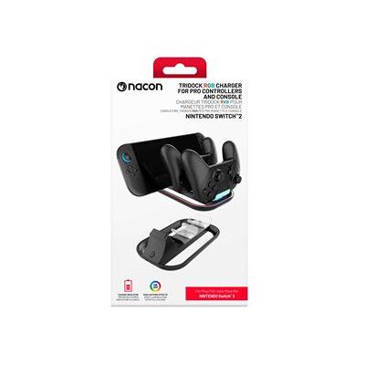 Nacon Chargeur Pour 2 Mannete Pro Et Console Switch 2 Nacon Chargeur Pour 2 Mannete Pro Et Console Switch 2