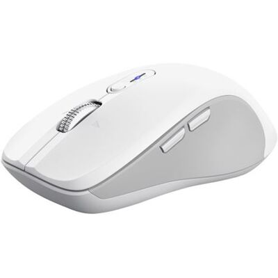 Trust Ferro - Souris - hyperscroll, multi-appareils - pour droitiers - optique - 9 boutons - sans fil - 2.4 GHz, Bluetooth - récepteur sans fil USB - blanc - boîte de suspension Blanc Trust Ferro - Souris - hyperscroll, multi-appareils - pour droitiers - optique - 9 boutons - sans fil - 2.4 GHz, Bluetooth - récepteur sans fil USB - blanc - boîte de suspension Blanc