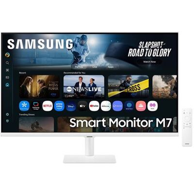 Écran LED intelligent Samsung S32FM703UU M70F Series 32" 60 Hz 4K UHD Blanc Blanc Écran LED intelligent Samsung S32FM703UU M70F Series 32" 60 Hz 4K UHD Blanc Blanc