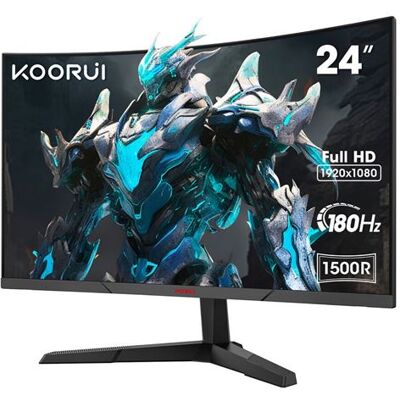 Ecran PC Gaming Koorui 24E6CA 24" Incurvé 165 Hz QHD Noir Noir Ecran PC Gaming Koorui 24E6CA 24" Incurvé 165 Hz QHD Noir Noir