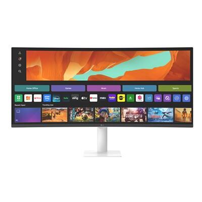 Ecran PC LG 34U601SA-W 34" Incurvé 100 Hz UWQHD Blanc Blanc Ecran PC LG 34U601SA-W 34" Incurvé 100 Hz UWQHD Blanc Blanc