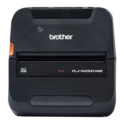 Brother RuggedJet RJ-4250WB - Imprimante d'étiquettes - thermique direct - Rouleau (11,3 cm) - 203 dpi - jusqu'à 127 mm/sec - USB 2.0, Wi-Fi(n), NFC, Bluetooth 4.2 Noir Brother RuggedJet RJ-4250WB - Imprimante d'étiquettes - thermique direct - Rouleau (11,3 cm) - 203 dpi - jusqu'à 127 mm/sec - USB 2.0, Wi-Fi(n), NFC, Bluetooth 4.2 Noir