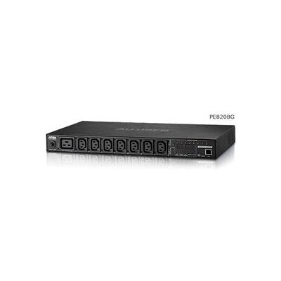 ATEN Technology ATEN PE8208G eco PDU - Unité de distribution secteur (rack-montable) - CA 100-240 V - 3840 Watt - Ethernet 10/100 - entrée : IEC 60320 C20 - connecteurs de sortie : 8 - 1U ATEN Technology ATEN PE8208G eco PDU - Unité de distribution secteur (rack-montable) - CA 100-240 V - 3840 Watt - Ethernet 10/100 - entrée : IEC 60320 C20 - connecteurs de sortie : 8 - 1U