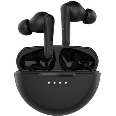 Belkin SoundForm Rhythm - Écouteurs sans fil avec micro - intra-auriculaire - Bluetooth - noir Noir Belkin SoundForm Rhythm - Écouteurs sans fil avec micro - intra-auriculaire - Bluetooth - noir Noir