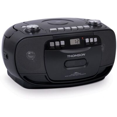 Bigben Thomson RK200CD - boombox - CD, Cassette Noir Bigben Thomson RK200CD - boombox - CD, Cassette Noir