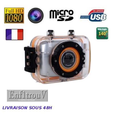Caméra Sport Full HD 1080P DV 140° Grand Angle 10 mètres étanche DVR Caméscope Caméra Sport Full HD 1080P DV 140° Grand Angle 10 mètres étanche DVR Caméscope