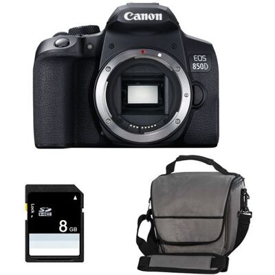 Canon 850D - Boîtier + SD 4GB + Sac Canon 850D - Boîtier + SD 4GB + Sac