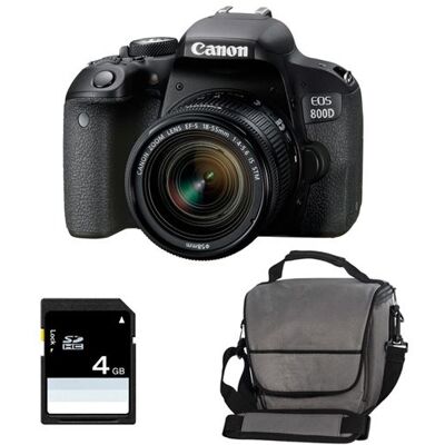 Kit Canon EOS 800D - 24,2 MP, Dual Pixel AF, Full HD Kit Canon EOS 800D - 24,2 MP, Dual Pixel AF, Full HD