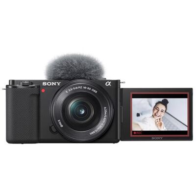 Appareil Photo/Vlogging Hybride Sony ZV-E10 + Objectif E 16-50mm f/3,5-5,6 OSS Noir Appareil Photo/Vlogging Hybride Sony ZV-E10 + Objectif E 16-50mm f/3,5-5,6 OSS Noir