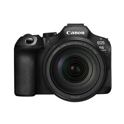 Kit Appareil photo hybride Canon EOS R6 Mark III Noir + Objectif RF 24-105 mm f/4-22 L IS USM Noir Kit Appareil photo hybride Canon EOS R6 Mark III Noir + Objectif RF 24-105 mm f/4-22 L IS USM Noir