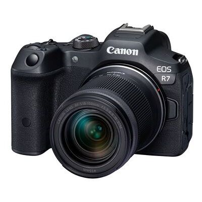 Appareil photo hybride Canon EOS R7 + RF-S 18-150mm f/3.5-6.3 IS STM Noir Appareil photo hybride Canon EOS R7 + RF-S 18-150mm f/3.5-6.3 IS STM Noir
