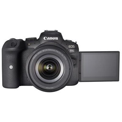 Appareil photo hybride Canon EOS R6 + RF 24-105mm f/4-7.1 IS STM noir Noir Appareil photo hybride Canon EOS R6 + RF 24-105mm f/4-7.1 IS STM noir Noir
