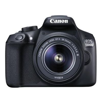 Reflex Canon EOS 1300D + Objectif Canon EF-S 18-55 DC III Noir Reflex Canon EOS 1300D + Objectif Canon EF-S 18-55 DC III Noir