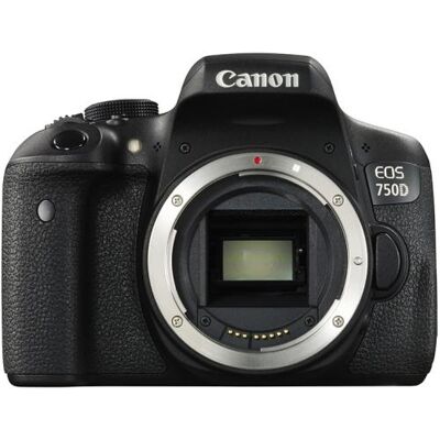 Reflex Canon EOS 750D Boîtier Nu Noir Noir Reflex Canon EOS 750D Boîtier Nu Noir Noir