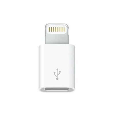 Apple Adaptateur Lightning vers Micro USB Blanc Apple Adaptateur Lightning vers Micro USB Blanc