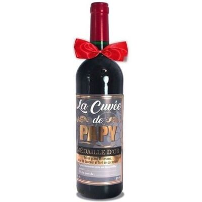 Bouteille de vin cuvée spéciale pour grand-père Multi Bouteille de vin cuvée spéciale pour grand-père Multi