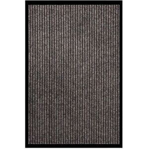 vidaXL Tapis d'entrée rayé beige 80x120cm vidaXL Tapis d'entrée rayé beige 80x120cm
