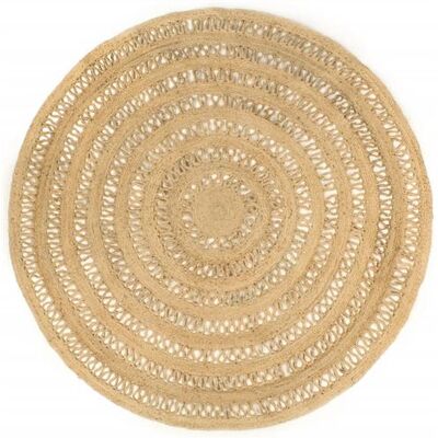 Tapis fait main en jute tressé vidaXL 210 cm - Tapis Tapis fait main en jute tressé vidaXL 210 cm - Tapis