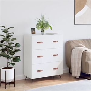 Commode blanche vidaXL - 69,5x34x90 cm - Meuble de rangement en bois Commode blanche vidaXL - 69,5x34x90 cm - Meuble de rangement en bois