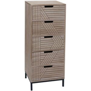 Commode MENDLER HWC-N90 84x35x29cm nature Commode MENDLER HWC-N90 84x35x29cm nature