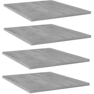 vidaXL - Bookshelf Boards - Gris béton - Panneaux d'étagage vidaXL - Bookshelf Boards - Gris béton - Panneaux d'étagage