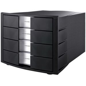 HAN HA-1010-X-13 Commode à 4 tiroirs, Impulse, noir Noir HAN HA-1010-X-13 Commode à 4 tiroirs, Impulse, noir Noir