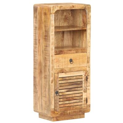 vidaXL Buffet 45x32x110 cm Bois de manguier brut Brun vidaXL Buffet 45x32x110 cm Bois de manguier brut Brun