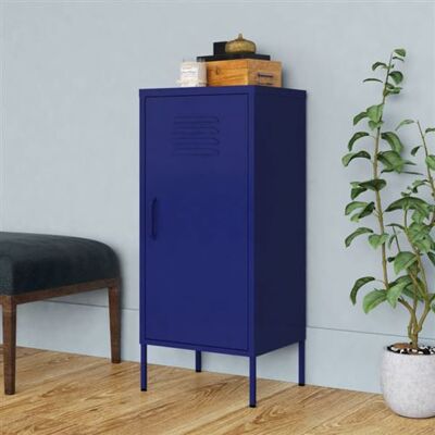 armoire de rangement vidaXL Bleu Marine Acier Meuble de Maison - Armoire de rangement armoire de rangement vidaXL Bleu Marine Acier Meuble de Maison - Armoire de rangement