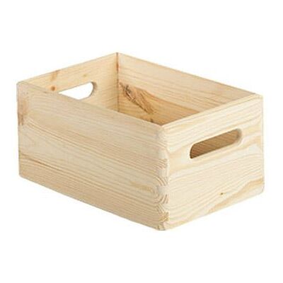 Caisse de rangement en bois 30x20x14cm Astigarraga cbs302014 marron Caisse de rangement en bois 30x20x14cm Astigarraga cbs302014 marron