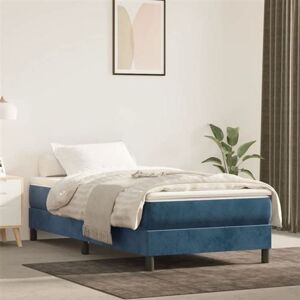 vidaXL Matelas de lit à ressorts ensachés bleu foncé 120x190x20 cm4007158 vidaXL Matelas de lit à ressorts ensachés bleu foncé 120x190x20 cm4007158
