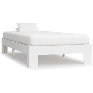 vidaXL Cadre de lit sans matelas blanc bois de pin massif 90x200 cm283292 Blanc vidaXL Cadre de lit sans matelas blanc bois de pin massif 90x200 cm283292 Blanc