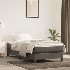 vidaXL Matelas de lit à ressorts ensachés Gris foncé 80x200x20 cm347689 vidaXL Matelas de lit à ressorts ensachés Gris foncé 80x200x20 cm347689