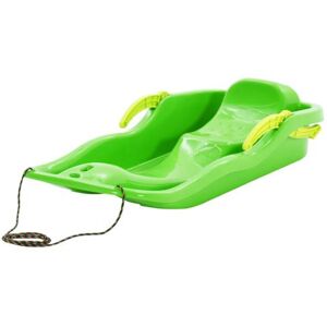 vidaXL Trineau avec Freins Vert - Trineau - Snowracer - 87x40x18 cm vidaXL Trineau avec Freins Vert - Trineau - Snowracer - 87x40x18 cm