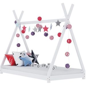 vidaXL Cadre de lit d'enfant Blanc Bois de pin massif 90 x 200 cm283360 Blanc vidaXL Cadre de lit d'enfant Blanc Bois de pin massif 90 x 200 cm283360 Blanc