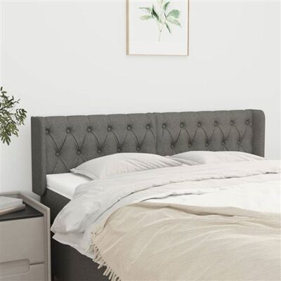 Tête de lit avec Oreilles Gris Foncé - Tête de lit Tête de lit avec Oreilles Gris Foncé - Tête de lit