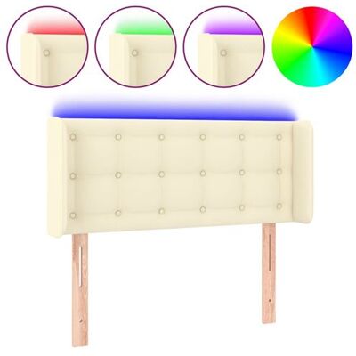 MAISONCHIC Crème Tête de lit LED - Tête de lit avec LED MAISONCHIC Crème Tête de lit LED - Tête de lit avec LED