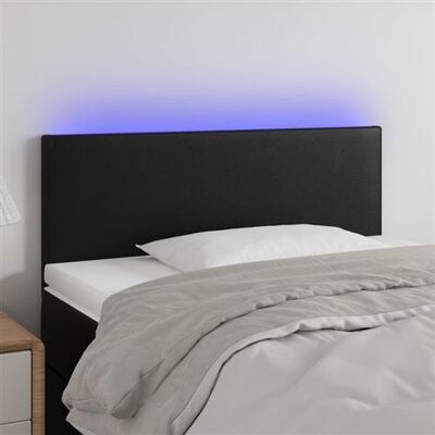 vidaXL Tête de lit LED Noir - Tête de lit vidaXL Tête de lit LED Noir - Tête de lit