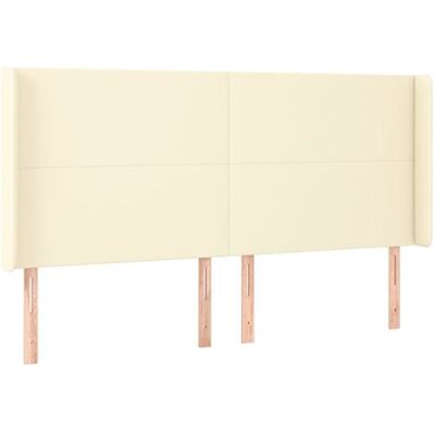 Vidaxl - Tête de lit avec LED en Cuir Crème - Tête de lit, LED, Crème, 203x16x118/128 cm Vidaxl - Tête de lit avec LED en Cuir Crème - Tête de lit, LED, Crème, 203x16x118/128 cm