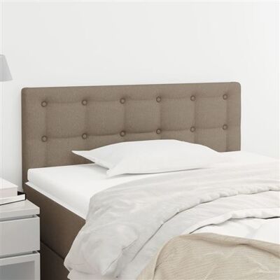 vidaXL Tête de lit Taupe 80x5x78/88 cm Tissu Taupe vidaXL Tête de lit Taupe 80x5x78/88 cm Tissu Taupe