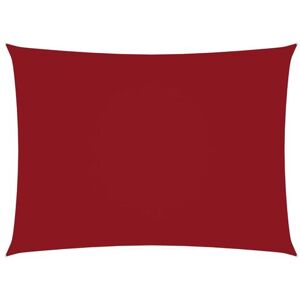Parasol Oxford rectangulaire rouge vidaXL - Imperméable & UV Parasol Oxford rectangulaire rouge vidaXL - Imperméable & UV
